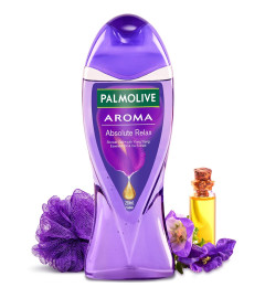 Palmolive Iris Flower & Ylang Ylang Essential Oil Aroma Absolute Relax Body Wash (free loofah) I Moisturizing | Soft & Youthful skin I No paraben & silicone, pH balanced, Body Wash 250ml ( Free Shipping )