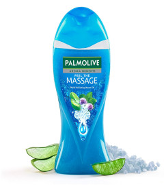 Palmolive Aloevera & Thermal Minerals Feel The Massage Body Wash | Exfoliating & Moisturizing |Soft skin | No paraben & silicones, pH balanced, Body Wash 250ml ( Free Shipping )