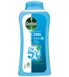 Dettol Body Wash and Shower Gel for Women and Men, Cool - 250ml | Soap-Free Bodywash | 12h Odour Protection ( Free Shipping )