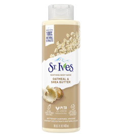 St. Ives Soothing Body Wash|Shower gel for women with Moisturizing extracts of Oatmeal & Shea Butter |100% Natural Extracts | Cruelty Free | Paraben Free |473ml ( Free Shipping )