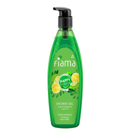 Fiama Happy Naturals shower gel, yuzu and bergamot with 97% natural origin content, skin conditioners for moisturized skin,safe on sensitive skin bodywash 500ml bottle ( Free Shipping )