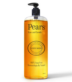 Pears Pure and Gentle Body Wash 750 ml, 98% Pure Glycerin, Liquid Shower Gel crafted with Natural Oils for Glowing Skin, Paraben Free & 100% Soap Free, For Soft, Smooth & Moisturised Skin` ( Free Shipping )