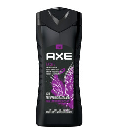 Axe Excite 3 In 1 Body, Face & Hair Wash For Men, Long-Lasting Refreshing Crisp Coconut & Black Pepper Fragrance For Upto 12Hrs, Natural Origin Ingredients, Removes Odor & Bacteria, No Paraben, 250ml ( Free Shipping )