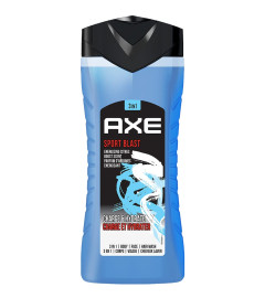 Axe Sports Blast 3 In 1 Body, Face & Hair Wash For Men, Long-Lasting Refreshing & Energizing Citrus Fragrance For Up To 12Hrs, Removes Odor & Bacteria, No Parabens, Dermatologically Tested, 250Ml ( Free Shipping )