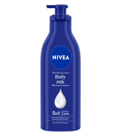 NIVEA Nourishing Body Milk 600ml Body Lotion 48 H Moisturization  With 2X Almond Oil  Smooth and Healthy Looking Skin For Very Dry Skin.(Free Shipping World)