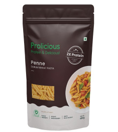 Prolicious, High Protein Penne, Durum Wheat Pasta – 400 Grams ( Free Shipping World)