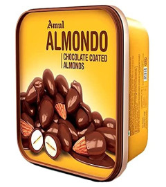 AMUL ALMONDO Chocolate 200gm ( Free Shipping World)
