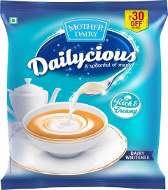 Mother Dairy Dailycious Rich & Creamy Dairy Whitener Pouch, 1Kg, Powder ( Free Shipping World)