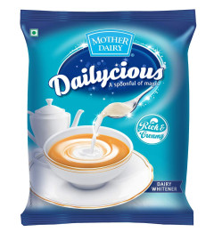 Mother Dairy Dailycious Rich & Creamy Dairy Whitener Pouch, 500G, Powder ( Free Shipping World)