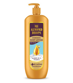 Bajaj Almond Drops Nourishing Body Lotion I Long Lasting Moisturization I Almond Oil & Vitamin E I 600ML ( Free Shipping World)