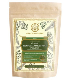 KHADI NATURAL Henna & Amla Fruit Organic Powder ( Free Shipping World)