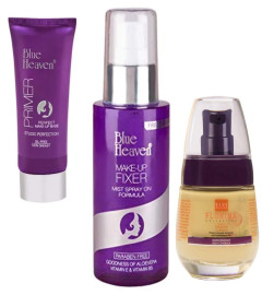 Blue Heaven Primer, Fixer, Foundation Florina Combo ( Free Shipping Worldwide )