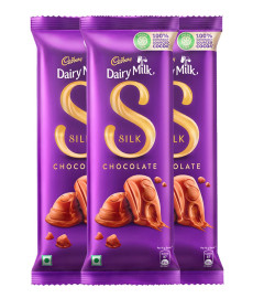 Cadbury Dairy Milk Silk Chocolate Bar, Pack of 3 x 150g ( Free Shipping Worldwide )