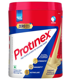 Protinex Health And Nutritional Protein Drink Mix For Adults-(Creamy Vanilla, 400 Gms, Jar) with 25 Vital Nutrients to Support Strength, Immunity & Active Life ( Free Shipping Worldwide )
