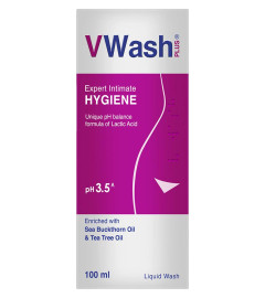 VWash Plus Expert Intimate Hygiene, 100ml, Hygiene Wash for Women, Vaginal Wash, Prevents Itching, Irritation & Dryness, Suitable For All Skin Types ( Free Shipping Worldwide )