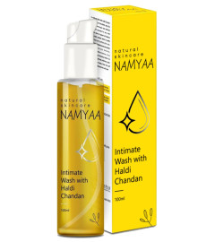 Namyaa Haldi Chandan Intimate Hygiene Wash | With Germ and Odour Protection | pH Balanced 100g ( Free Shipping Worldwide )