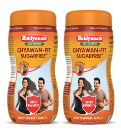 Baidyanath Chyawan fit Sugar Free Chyawanprash, Natural, 1000 g, Pack of 2‎( Free Shipping Worldwide)