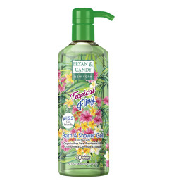 Bryan & Candy Tropical Fling Bath And Shower Gel Enriched with Organic Aloe Vera, Pro Vitamin B5, Chamomile, Calendula Extracts, Skin Friendly pH 5.5, All Skin Types, 500 Ml (Pack of 1)( Free Shipping Worldwide)