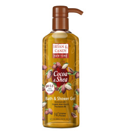 Bryan & Candy Cocoa Shea Bath And Shower Gel Enriched with Organic Aloe Vera, Pro Vitamin B5, Skin Friendly pH 5.5, All Skin Types, 500 Ml (Pack of 1)( Free Shipping Worldwide)
