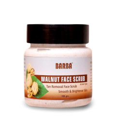Barba Walnut Tan Removal Face Scrub 100gm ( Free Shipping Worldwide)