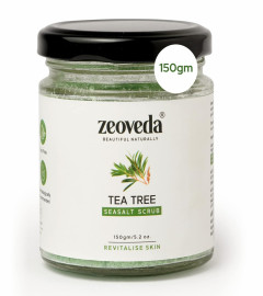 Zeoveda Body And Face Scrubs (Sea Salt), Cruelty Free ( Free Shipping Worldwide)