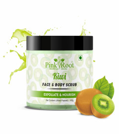 Pink Root Kiwi Face & Body Scrub 100gm ( Free Shipping Worldwide)