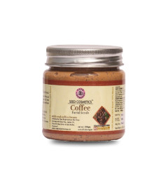 Seed Cosmetics Coffee Scrub for Face & Body | Exfoliate Scrub and Tan Removal Scrub for Glowing Face and Skin | For Men & Women | 200g (pack of 1) ( Free Shipping Worldwide)