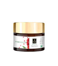 Good Vibes Pomegranate Brightening Face Scrub, 50 g Anti-Ageing, Helps Reduce Dullness & Dark Spots, Gentle Exfoliating Scrub For All Skin Types, No Parabens, Sulphates & Mineral Oil ( Free Shipping Worldwide)