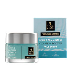 Good Vibes Aqua & Sea Mineral Hydration Booster Face Scrub (50 g) ( Free Shipping Worldwide)