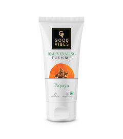 Good Vibes Rejuvenating Papaya Face Scrub( Free Shipping Worldwide)