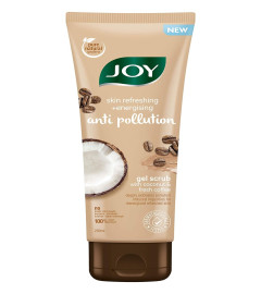 Joy Exfoliating Coffee Face Scrub for Men & Women (200gm) | Anti Pollution Scrub for Face with Coconut | Deeply Exfoliates & Removes Dirt | 100% Vegan & Gentle on Skin ( Free Shipping Worldwide )