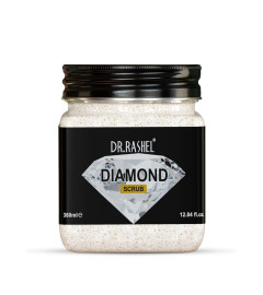 DR.RASHEL Diamond Face & Body scrub For Men And Women (380 Ml) | Anti Aging & Detoxxifying Scrub |Suitable For Deep Exfoliation & Removing Dead Skin ( Free Shipping Worldwide )