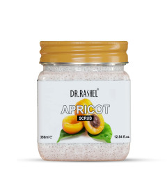 DR.RASHEL Apricot Scrub For Face & Body (380 Ml) | All Skin |Cleanser Scrub For Deep Exfoliation | Dead Skin Remover Scrub | Tan Removal | Blackhead Remover Scrub ( Free Shipping Worldwide )