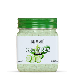 DR.RASHEL Cucumber Scrub For Face & Body (380 Ml) | All Skin |Cleanser Scrub For Deep Exfoliation | Dead Skin Remover Scrub | Tan Removal | Blackhead Remover Scrub ( Free Shipping Worldwide )