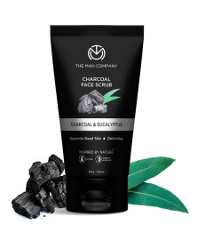 The Man Company Charcoal Tan Removal Face Scrub for Glowing Skin | Anti Acne, Blackhead Remover for Oily Skin (100 g (Pack of 1))( Free Shipping Worldwide )
