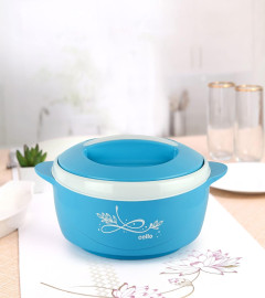 Cello Sapphire | Insulated Inner Steel Casserole | BPA Free | Food Grade | Serving 1500ml, Blue( Free Shipping Worldwide )