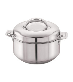 Cello Maxima Stainless Steel Double Walled Insulated Casserole, 1350ml (Silver)( Free Shipping Worldwide )
