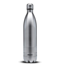 Milton Duo DLX 750 Thermosteel 24 Hours Hot and Cold Water Bottle, 1 Piece, 700 ml, Silver | Leak Proof | Office Bottle | Gym | Home | Kitchen | Hiking | Trekking | Travel Bottle ( Free Shipping worldwide )