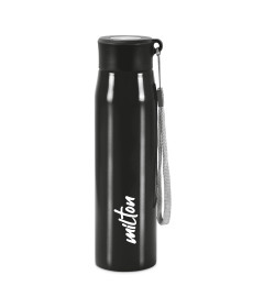 milton-handy-650-stainless-steel-water-bottle-690-ml-black-single-walled-leak-proof-easy-grip-easy-to-carry-gym-bottle-home-kitchen-hiking-treking-bottle-travel-bottle-free-shipping-worldwide-