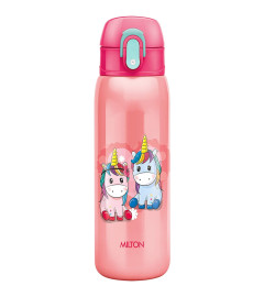Milton Jolly 475 Thermosteel Kids Water Bottle, 390 ml, Pink ( Free Shipping worldwide )