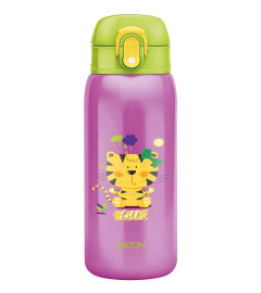Milton Jolly 475 Thermosteel Kids Water Bottle, 390 ml, Purple ( Free Shipping worldwide )