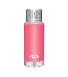 Milton Elfin 160 Thermosteel Hot and Cold Water Bottle, 160 ml, Pink | Leak Proof | Easy to Carry | Office Bottle | Hiking | Trekking | Travel Bottle | Gym | Home | Kitchen Bottle ( Free Shipping worldwide )