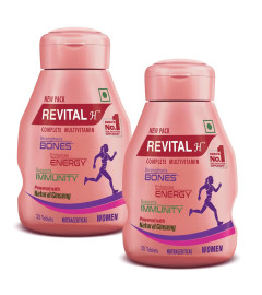Revital H for Woman 30 Capsules Pack of 2 ( Free Shipping worldwide )