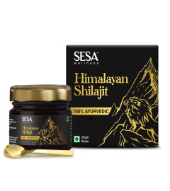 SESA Himalayan Shilajit/Shilajeet Resin 20g -100% Ayurvedic Helps boost Strength, Endurance & Immunity - 60%+ Fulvic Acid |Contains Lab Certificate ( Free Shipping worldwide )