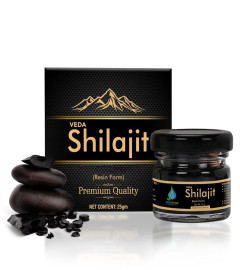 VEDAPURE shilajit | shilajit original | silajit for Men & Women | shilajit resin for Strength & Endurance | Lab Tested Shilajit Resin- 25 Gram ( Free Shipping worldwide )
