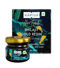 Kapiva Shilajit Gold Resin - 20g | Helps in boosting Stamina | Contains 24 Carat Gold | 100% Ayurvedic ( Free Shipping worldwide )
