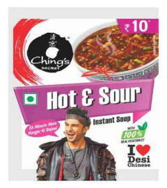 Ching's Secret Hot & Sour Instant Soup (Pack of 20)
