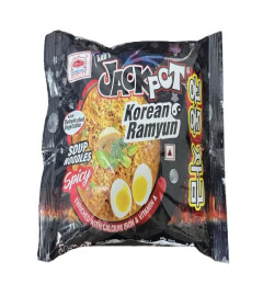 Kab's Jackpot Korean Ramyun Soup Noodles, 3.53 oz / 100 g (Free World Wide Shipping)