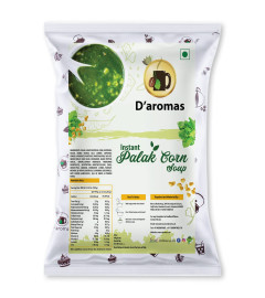 D'aromas Instant Palak Corn Soup 500g, Instant Premix Mix Powder|Ready To Cook| No Artificial Flavour & Colour|Healthy Soup (Free World Wide Shipping)