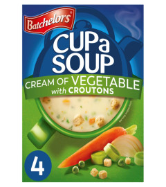 Batchelors Cup a Soup Cream Of Vegetable 126g (Free World Wide Shipping)